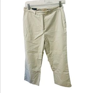 Burberry Golf Cropped Khaki Pants